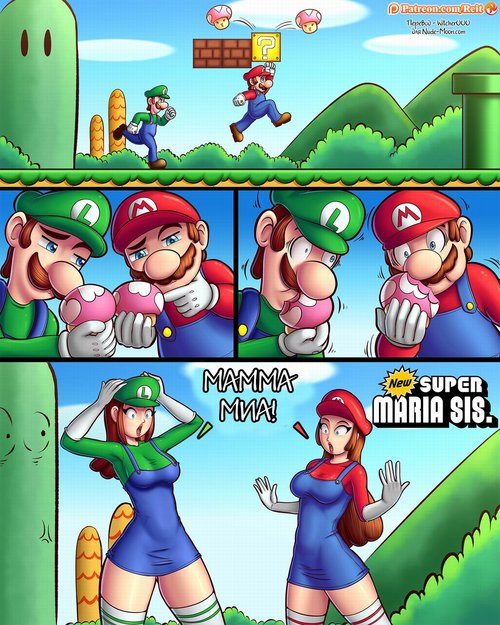 Порно игры Андроид Mario